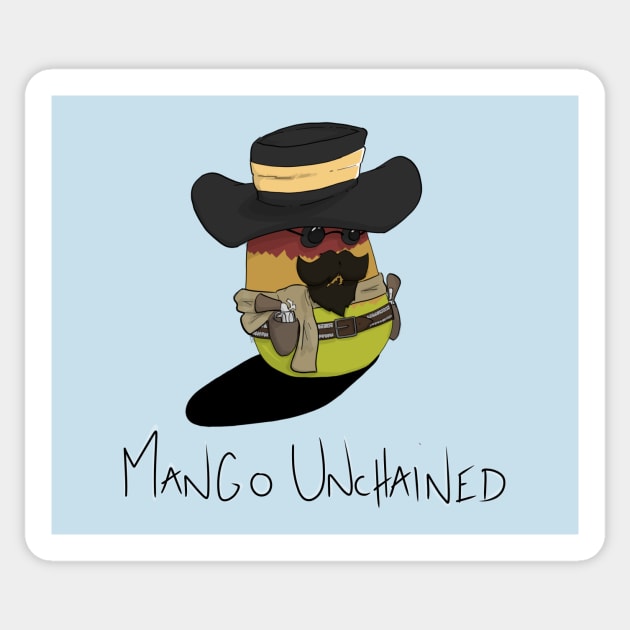 Mango Unchained Sticker by Hawko